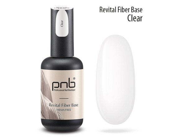 Изображение  Revitalizing base with nylon fibers PNB Revital Fiber Base 17 ml, Clear, Volume (ml, g): 17, Color No.: clear