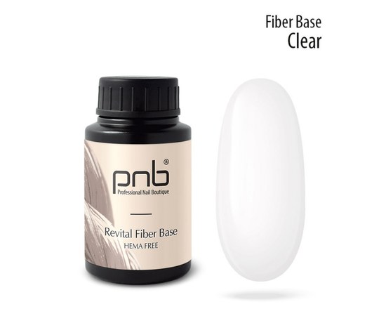 Изображение  Revitalizing base with nylon fibers PNB Revital Fiber Base 30 ml, Clear, Volume (ml, g): 30, Color No.: clear