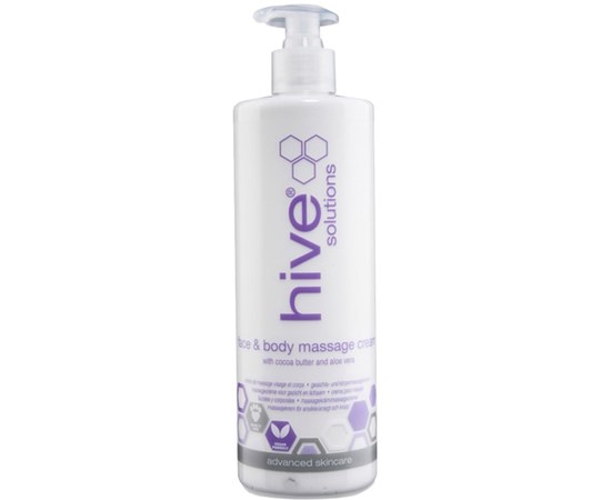 Изображение  Cream for face and body massage Hive (dispenser), 490 ml