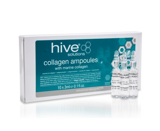 Изображение  Collagen (Collagen) in an ampoule for moisturizing the face skin Hive, 3 ml