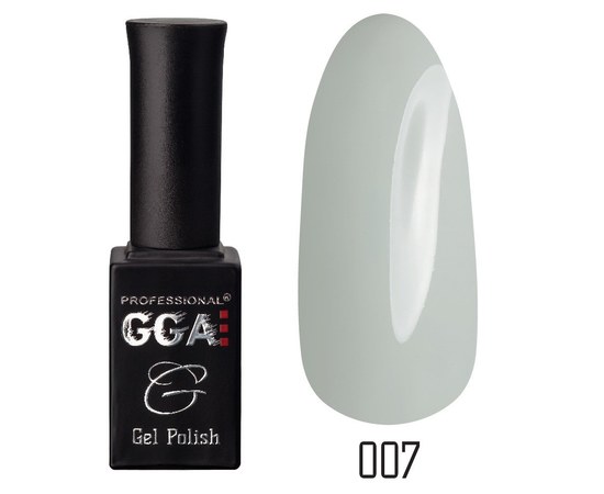 Зображення  Гель-лак для нігтів GGA Professional 10 мл, № 007 SEASHELL (Блакитний), Цвет №: 007