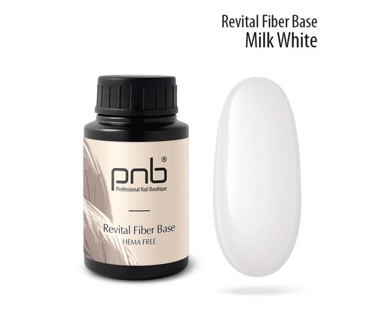 Изображение  Revital Fiber Base PNB, Milk White, HEMA FREE, 30 ml, Volume (ml, g): 30