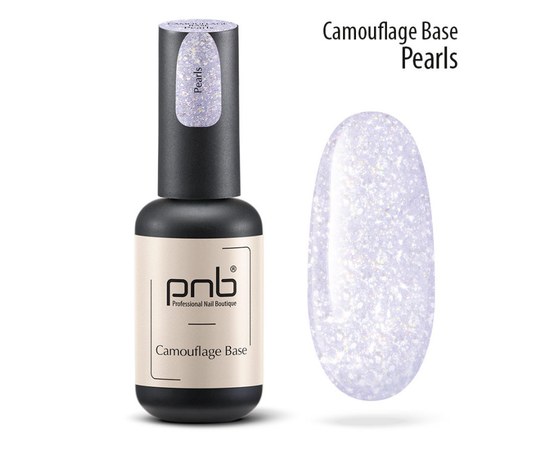 Зображення  Камуфлююча каучукова база PNB Camouflage Base 8 мл, Pearls, Об'єм (мл, г): 8, Цвет №: Pearls