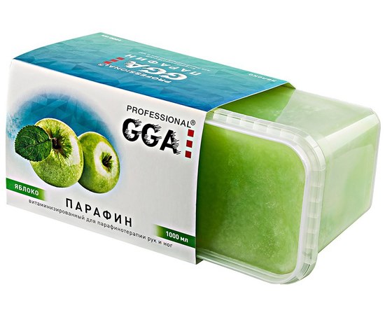 Зображення  Парафін вітамінізований GGA Professional Яблуко, 1000 мл, Аромат: Яблуко, Об'єм (мл, г): 1000