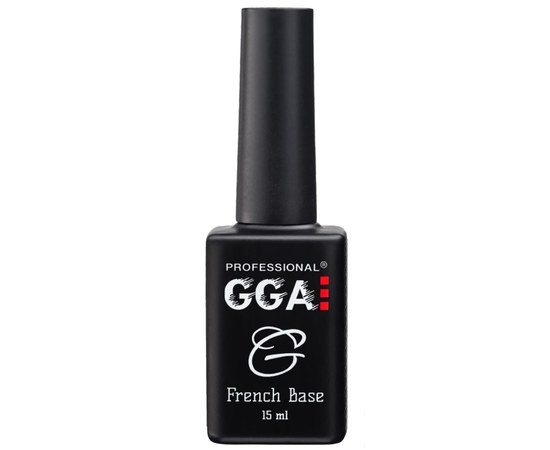 Изображение  Base for gel polish GGA Professional French Base 15 ml, No. 12, Color No.: 12