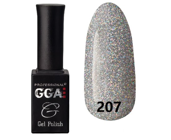 Изображение  Gel polish for nails GGA Professional 10 ml, No. 207, Color No.: 207