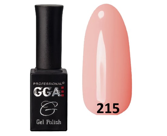 Изображение  Gel polish for nails GGA Professional 10 ml, No. 215, Color No.: 215