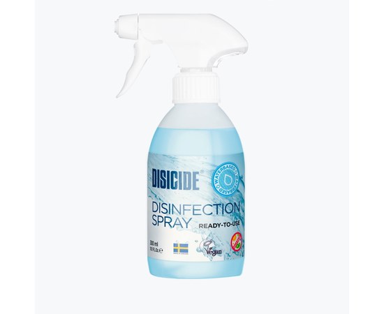 Изображение  Дезинфицирующее средство для маникюрных инструментов Disicide Spray, 300 мл (D035012), Объем (мл, г): 300