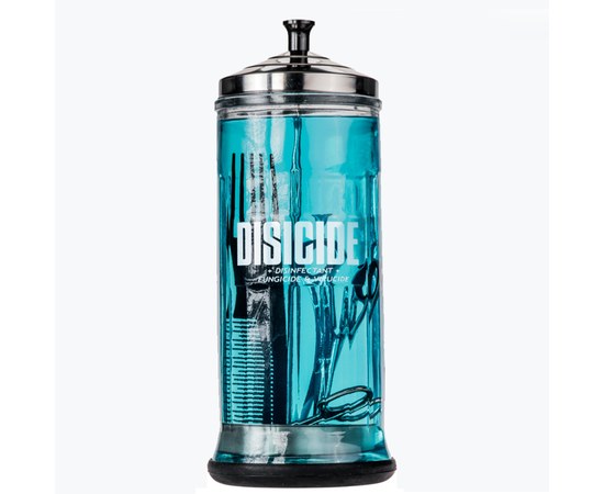 Изображение  Flask for disinfection of instruments Disicide Large Glass Jar, 1100 ml (D720017)