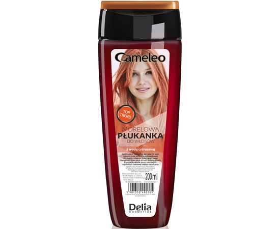 Зображення  Ополіскувач відтінків для волосся Delia Cameleo Hair Colouring Toner Red 200 мл
