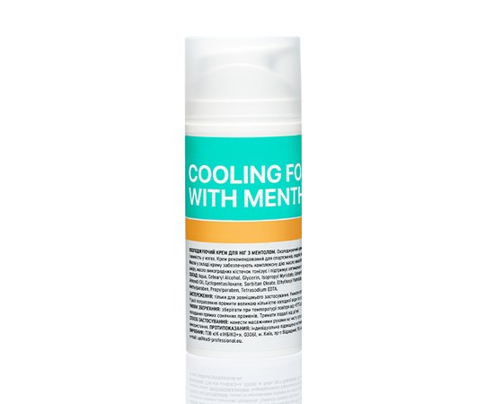 Изображение  Cooling foot cream with menthol Kodi 20093303, 100 ml
