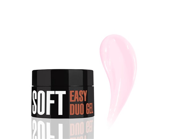 Изображение  Polygel Kodi Easy Duo Gel Soft Pretty Pink, 35 g, Volume (ml, g): 35, Color No.: pretty pink
