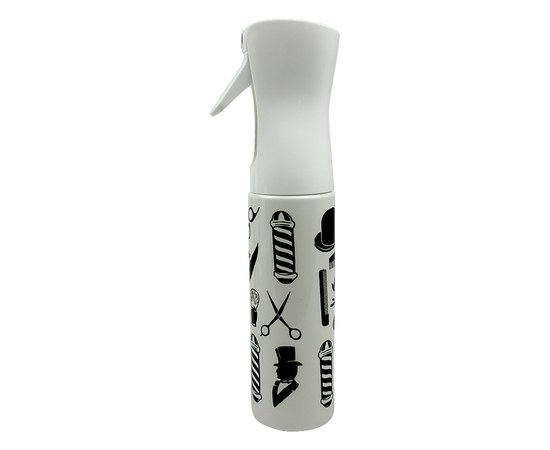 Изображение  Spray gun (spray) hairdressing YRE white with a pattern, 300 ml