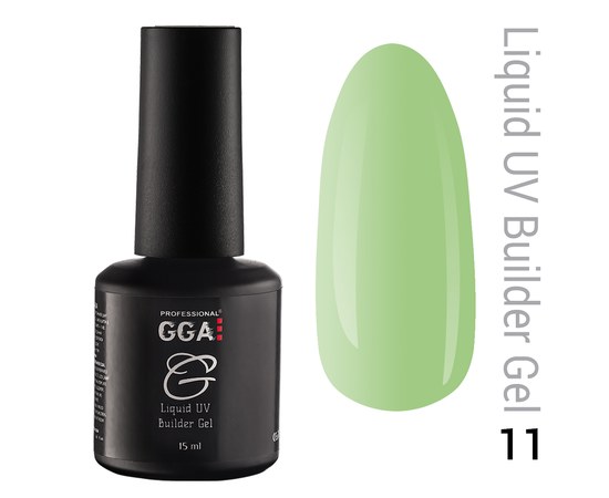 Изображение  Liquid gel GGA Professional Liquid Builder Gel 15 ml, No. 11, Volume (ml, g): 15, Color No.: 11