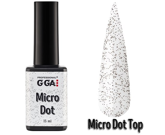 Изображение  Топ без липкого слоя GGA Professional Micro Dot, 15 мл