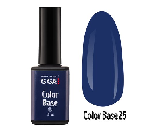 Изображение  Base for gel polish GGA Professional Color Base 15 ml, No. 25, Volume (ml, g): 15, Color No.: 25