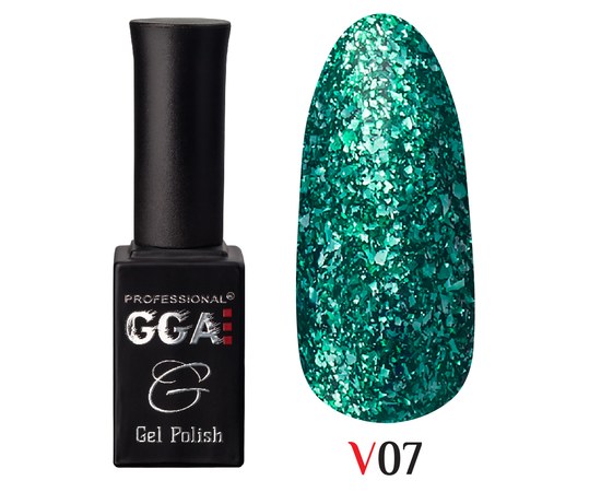 Изображение  Gel polish for nails GGA Professional Vegas 10 ml, No. 07, Volume (ml, g): 10, Color No.: 7