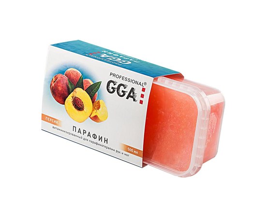 Изображение  Парафин витаминизированный GGA Professional Персик, 500 мл, Аромат: Персик, Объем (мл, г): 500