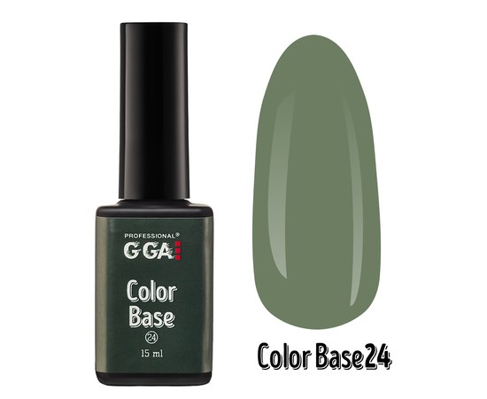 Изображение  База для гель-лака GGA Professional Color Base 15 мл, № 24, Объем (мл, г): 15, Цвет №: 24