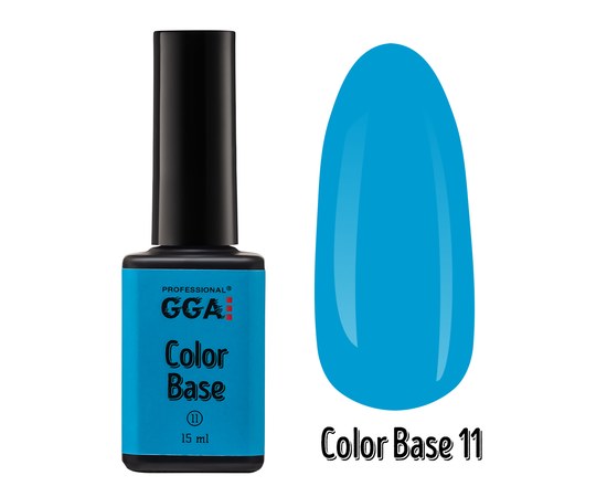 Изображение  Base for gel polish GGA Professional Color Base 15 ml, No. 11, Volume (ml, g): 15, Color No.: 11