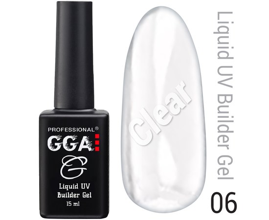 Изображение  Liquid gel GGA Professional Liquid Builder Gel 15 ml, No. 06, Volume (ml, g): 15, Color No.: 6
