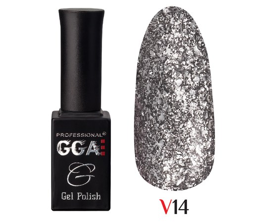 Зображення  Гель-лак для нігтів GGA Professional Vegas 10 мл, № 13, Об'єм (мл, г): 10, Цвет №: 13