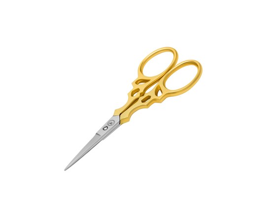 Изображение  Ножницы для бровей с золотистыми ручками Kodi 20062927