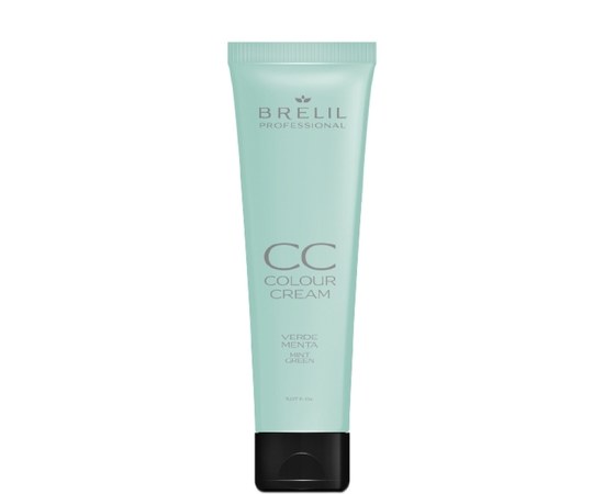 Изображение  Coloring cream BRELIL CC COLOR CREAM with a moisturizing effect, 150 ml Green mint, Volume (ml, g): 150, Color No.: Green mint