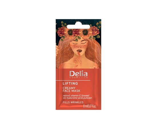 Изображение  Кремовая маска для лица Delia лифтинг, 8 мл