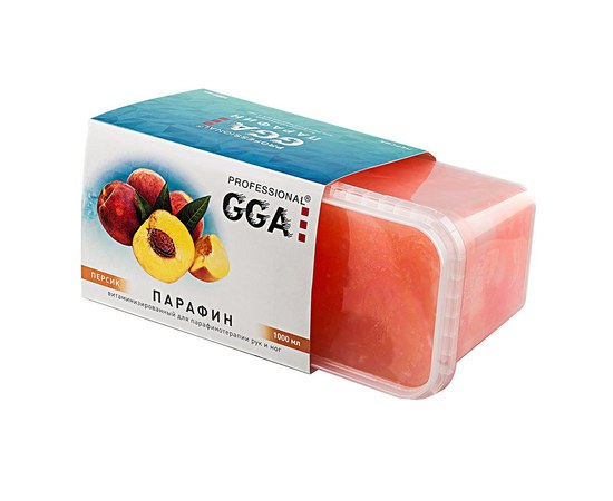 Изображение  Парафин витаминизированный GGA Professional Персик, 1000 мл, Аромат: Персик, Объем (мл, г): 1000