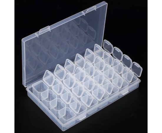 Изображение  Plastic container for rhinestones for 28 cells Kodi 20076573