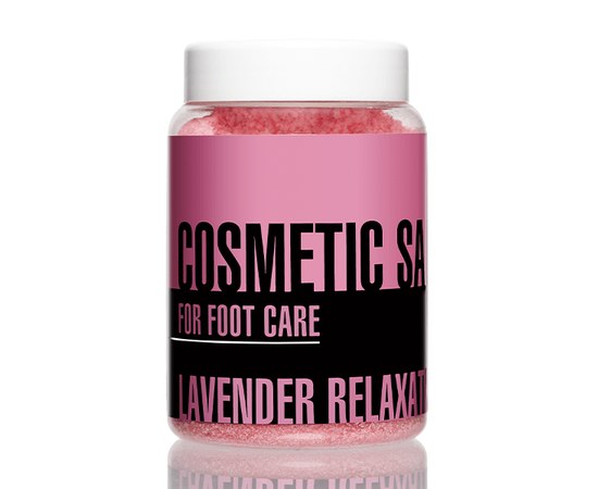 Зображення  Косметична сіль для догляду за ногами Kodi Lavender relaxation, 450 г, Об'єм (мл, г): 450