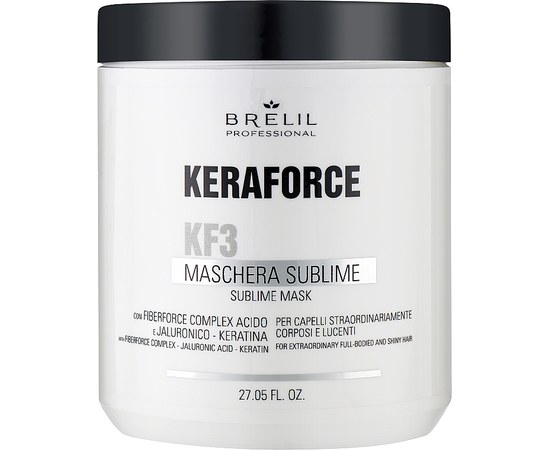 Зображення  Маска для волосся Brelil Keraforce KF3 Sublime Mask 800 мл