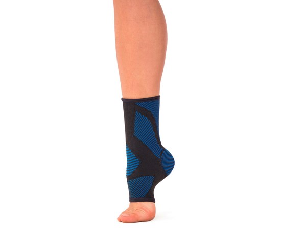 Изображение  Compression ankle brace TIANA Type 409 (black-blue) size 1(S) 19 - 21 cm, Size: 1