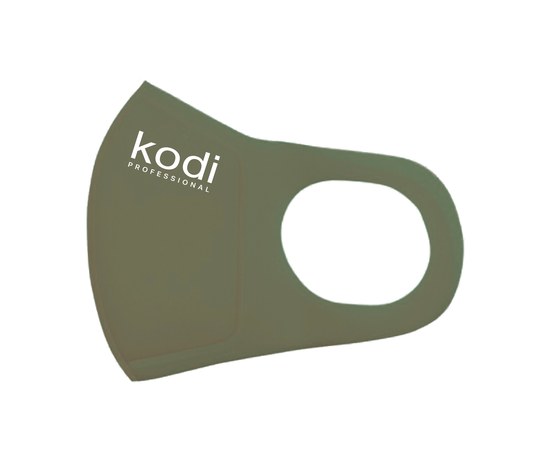 Зображення  Двошарова маска з неопрену без клапана Kodi 20096915, зелена хакі з логотипом Kodi Professional, Колір: зелений хакі