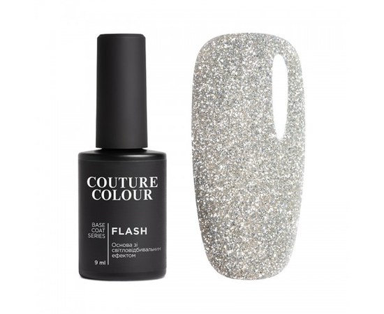 Изображение  База цветная Couture Colour Flash Base светоотражающая 9 мл, № 02, Объем (мл, г): 9, Цвет №: 002