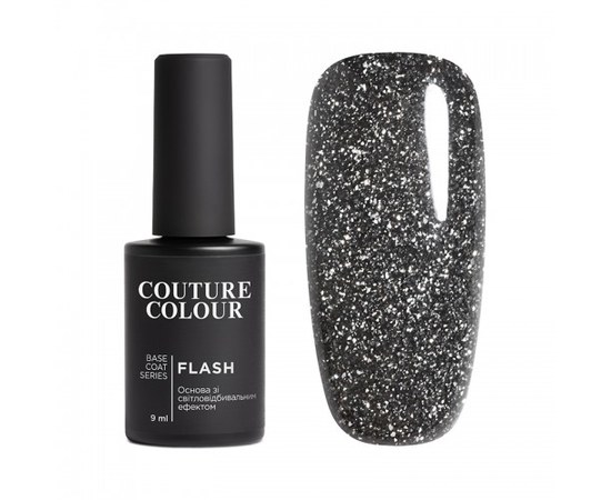 Изображение  База цветная Couture Colour Flash Base светоотражающая 9 мл, № 04, Объем (мл, г): 9, Цвет №: 004