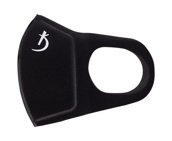 Зображення  Двошарова маска з неопрену без клапана Kodi 20095321, чорна з логотипом, Колір: чорний