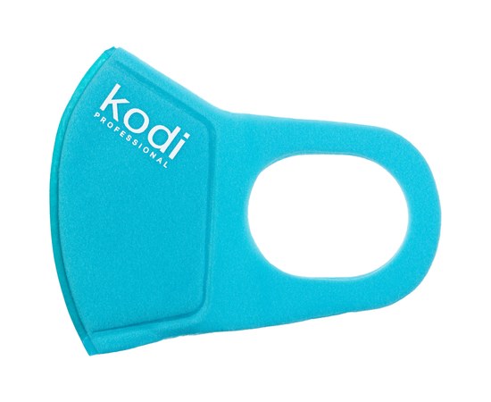 Изображение  Two-layer neoprene mask without valve Kodi 20095413, blue with Kodi Professional logo, Color: blue light