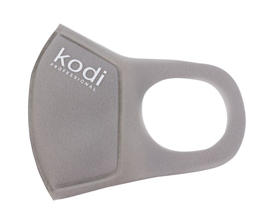 Изображение  Two-layer neoprene mask without valve Kodi 20095352, gray with Kodi Professional logo, Color: grey
