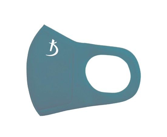 Зображення  Двошарова маска з неопрену без клапана Kodi 20096861, темно-синя з логотипом, Колір: темно синій