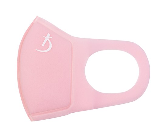 Изображение  Two-layer neoprene mask without valve Kodi 20095383, light pink with logo, Color: light pink