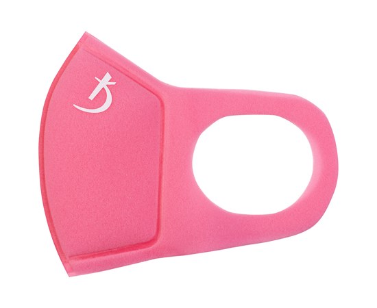 Изображение  Kodi Double Layer Neoprene Mask Without Valve 20095369, Pink With Logo, Color: pink
