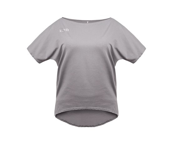 Изображение  T-shirt loose Kodi 20058210 with logo Kodi professional (grey, size XL), Size: XL, Color: grey