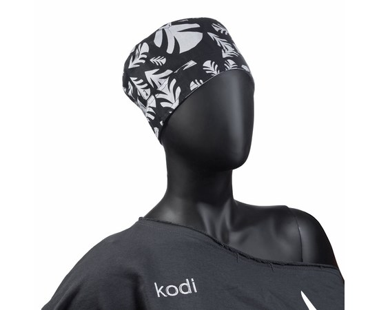 Зображення  Шапочка жіноча для майстра Kodi 20095710, чорна з пір'ячками (р. 59), Розмір: 59, Колір: чорний