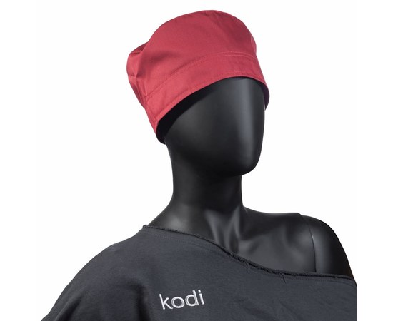 Зображення  Шапочка жіноча для майстра Kodi 20095512, червона (р. 60), Розмір: 60, Колір: червоний