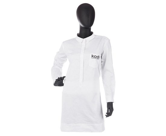 Изображение  Рубашка женская Kodi 20081430, белая с лого Kodi professional (р. XL), Размер: XL, Цвет: белый