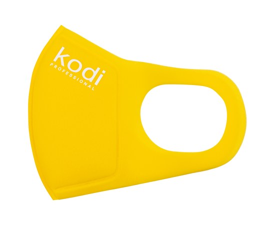 Зображення  Двошарова маска з неопрену без клапана Kodi 20095437, жовта з логотипом Kodi Professional, Колір: жовтий
