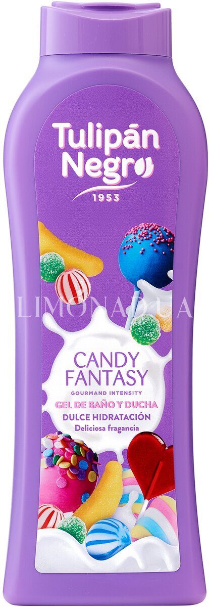 Body lotion with dispenser Tulipan Negro Sweet Fantasies, 400 ml
