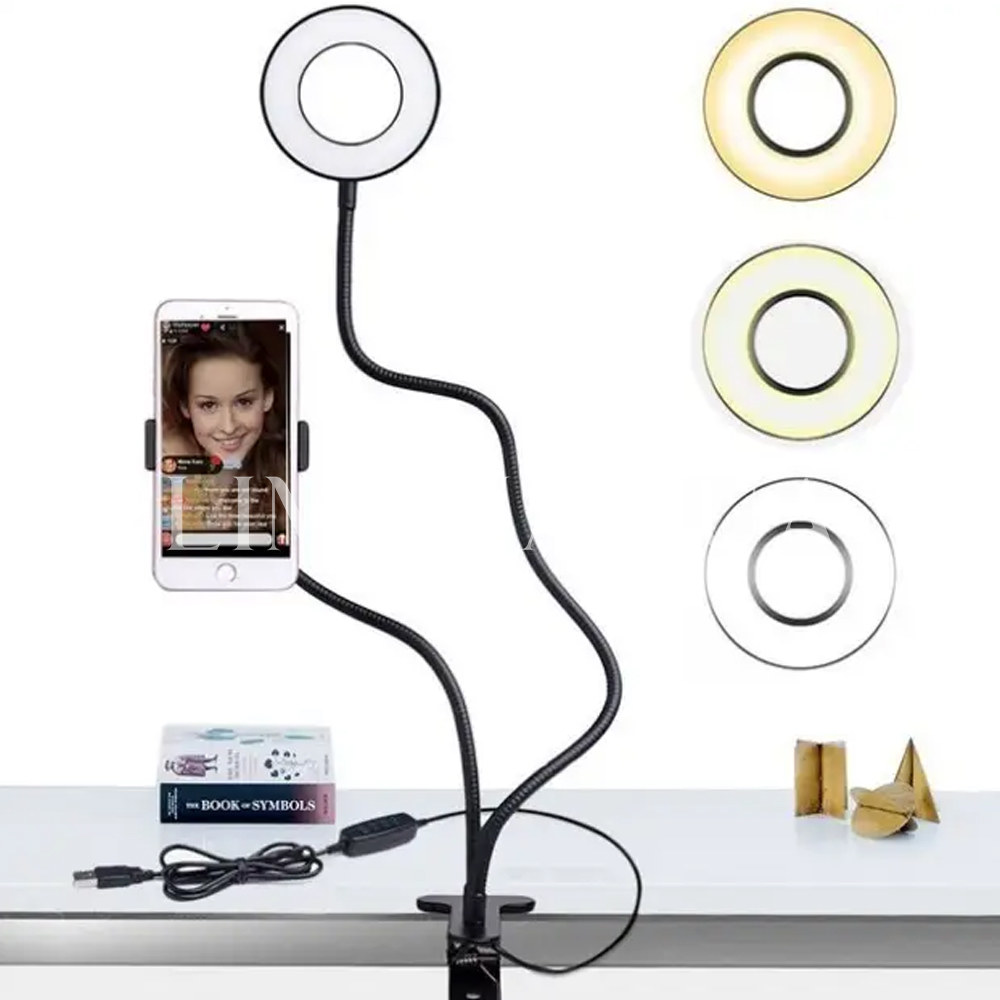 Lamp USB clip-on holder with light Professional Live Stream (sku.25017 ) ➤ Buy at 580₴ with delivery in Ukraine